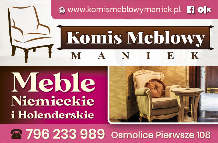 KOMIS MEBLOWY MANIEK Osmolice Pierwsze Meble Niemieckie i Holenderskie