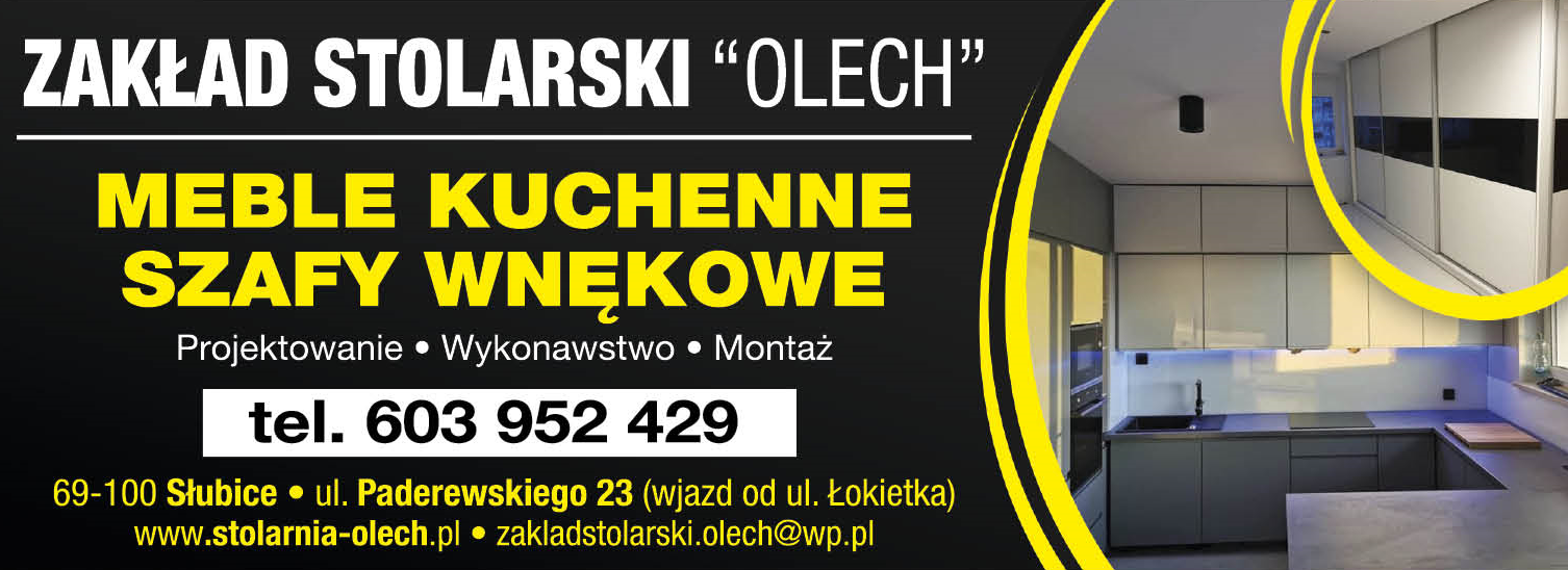ZAKŁAD STOLARSKI "OLECH" Słubice Meble Kuchenne / Szafy Wnękowe