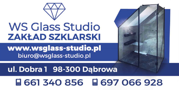 WS Glass Studio Dąbrowa, Wieluń - elementy ze szkła: kabiny prysznicowe, panele i drzwi szklane
