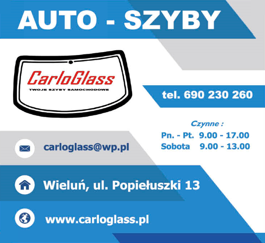 CarloGlass, Wieluń - szyby samochodowe: sprzedaż, montaż, naprawa, przeciemnianie...