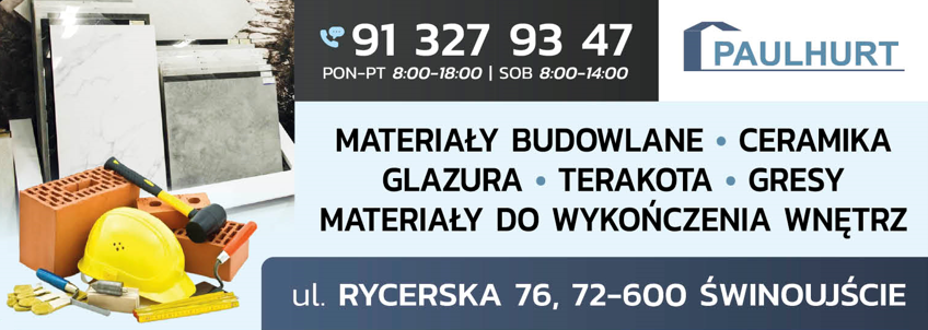 Paulhurt Świnoujście - hurtowa sprzedaż materiałów budowlanych