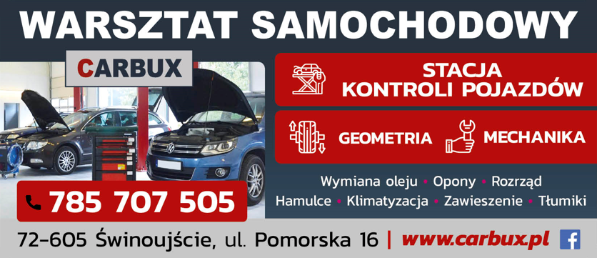 Carbux, Świnoujście - Auto Serwis i Stacja Kontroli Pojazdów