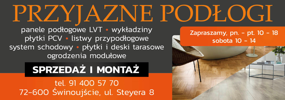 Przyjazne Podłogi, Świnoujście - sprzedaż i montaż wykładzin, paneli, płytek...
