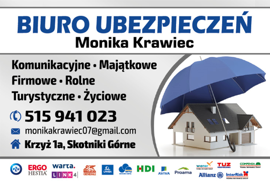 Biuro Ubezpieczeń Monika Krawiec - Krzyż, Skotniki Górne