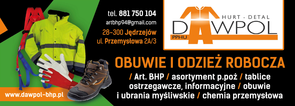 Dawpol, Jędrzejów - obuwie i odzież robocza