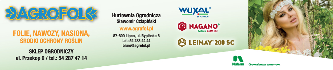 AGROFOL Hurtownia Ogrodnicza Sławomir Człapiński Lipno - Folie - Nawozy - Nasiona 