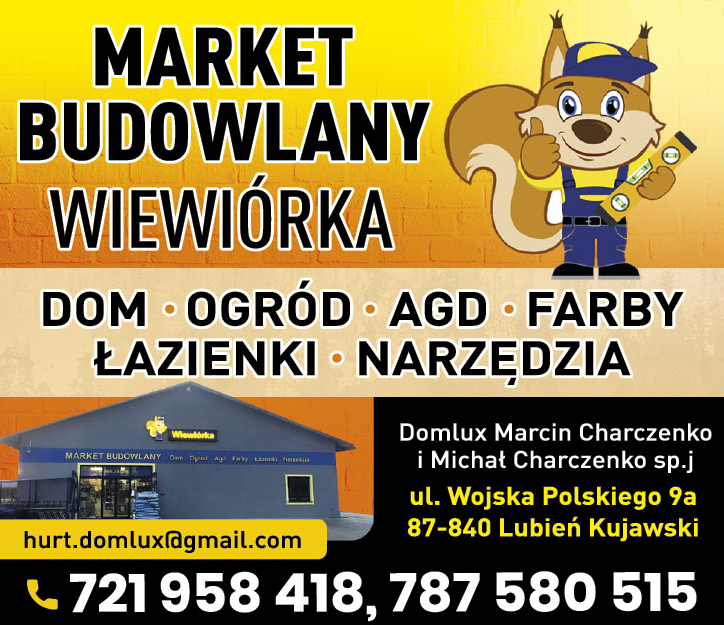 MARKET BUDOWLANY WIEWIÓRKA - DOMLUX