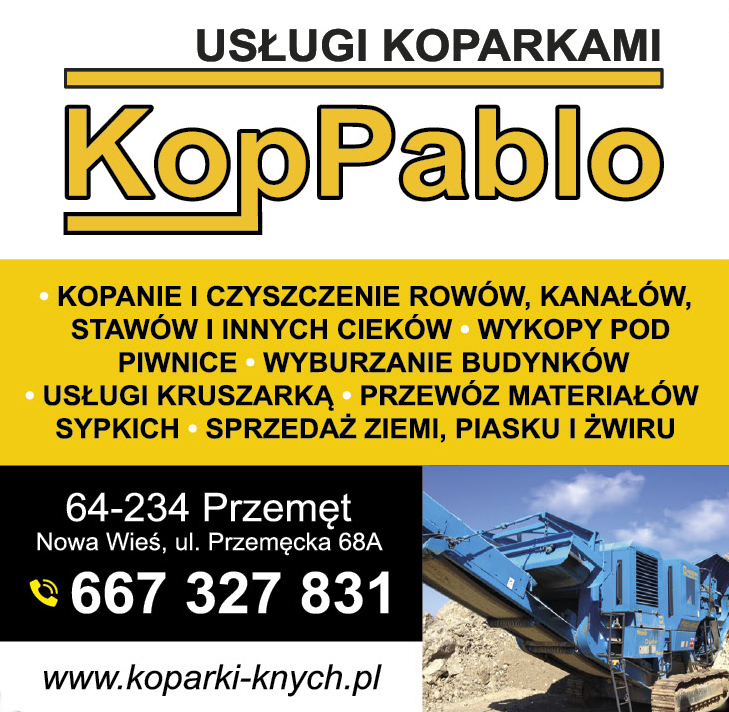 Usługi Koparkami KopPablo