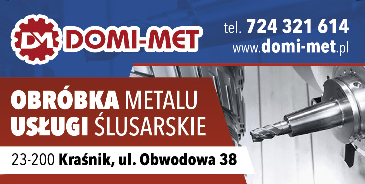 DOMI-MET Kraśnik - OBRÓBKA METALU, USŁUGI ŚLUSARSKIE