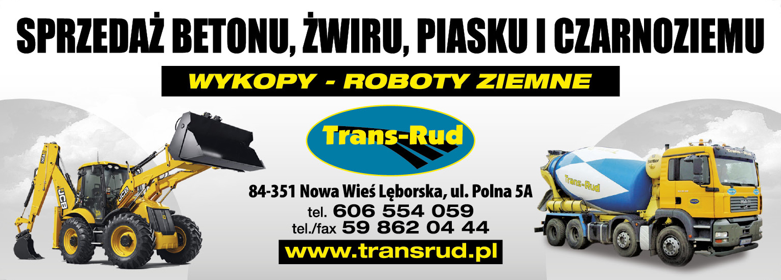 Trans-Rud - sprzedaż betonu, żwiru, piasku