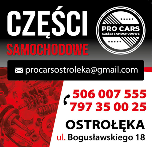 Pro Cars, Ostrołęka - części samochodowe