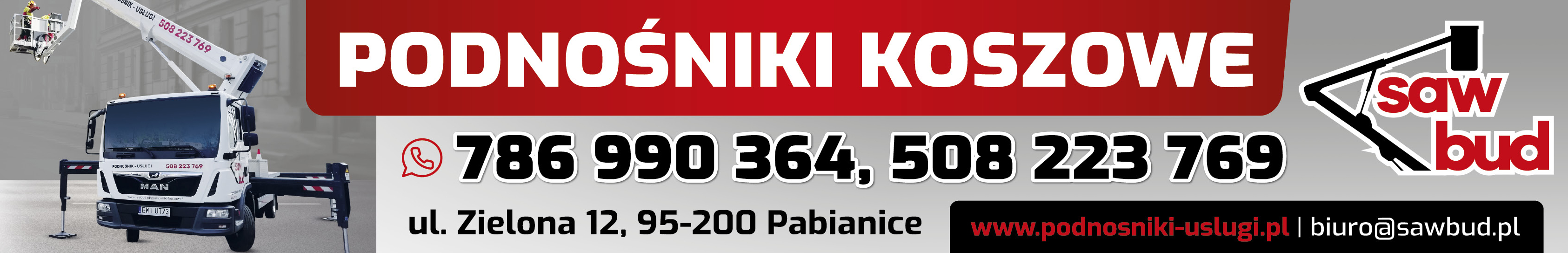 SAW-BUD Podnośniki koszowe