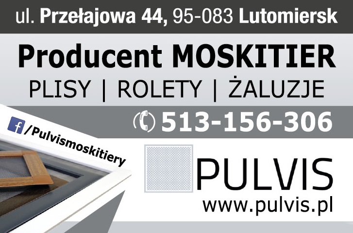 PULVIS -  MOSKITIERY, PLISY, ROLETY, ŻALUZJE