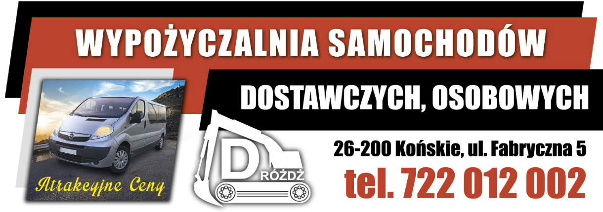 Wypożyczalnia samochodów osobowych i dostawczych - Końskie