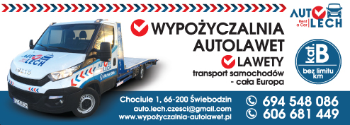 AUTO- LECH Wypożyczalnia Autolawet Świebodzin Transport Samochodów