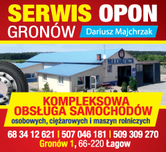 SERWIS OPON Gronów Dariusz Majchrzak Kompleksowa Obsługa Samochodów
