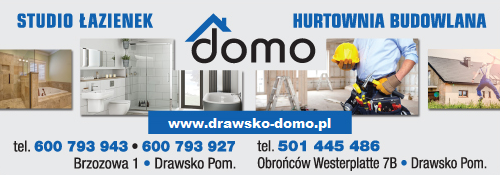 DOMO Hurtownia Budowlana Drawsko Pomorskie Materiały Budowlane / Transport / Studio Łazienek