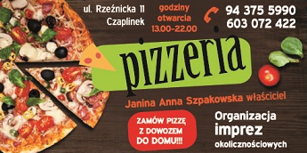 PIZZERIA Janina Anna Szpakowska Czaplinek Organizacja Imprez Okolicznościowych