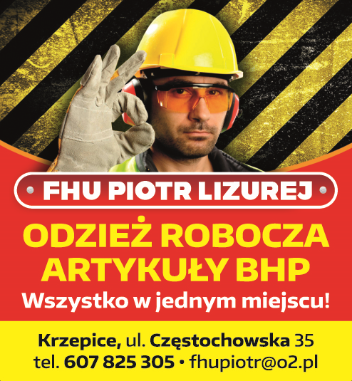 FHU PIOTR LIZUREJ Krzepice  Odzież Robocza / Artykuły BHP