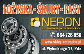 NERON Kompleksowe Zaopatrzenie Techniczne Piła  Łożyska / Śruby / Pasy