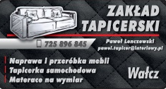 ZAKŁAD TAPICERSKI Paweł Lenczewski Wałcz  Naprawa i Przeróbka Mebli / Tapicerka Samochodowa 