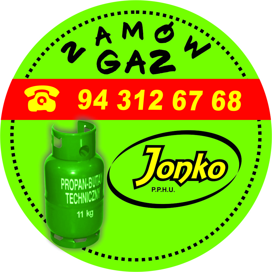 PPHU JONKO Zbigniew Jonko Białogard Sprzedaż Gazu / Węgla w Workach / Gazów Technicznych