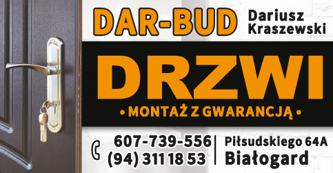 DAR-BUD Dariusz Kraszewski Białogard Montaż Drzwi z Gwarancją