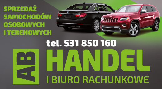 AB HANDEL I BIURO RACHUNKOWE Białogard Sprzedaż Samochodów Osobowych i Terenowych