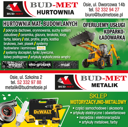 BUD-MET Osie Hurtownia Materiałów Budowlanych / BUD-MET Metalik Sklep Motoryzacyjno- Metalowy